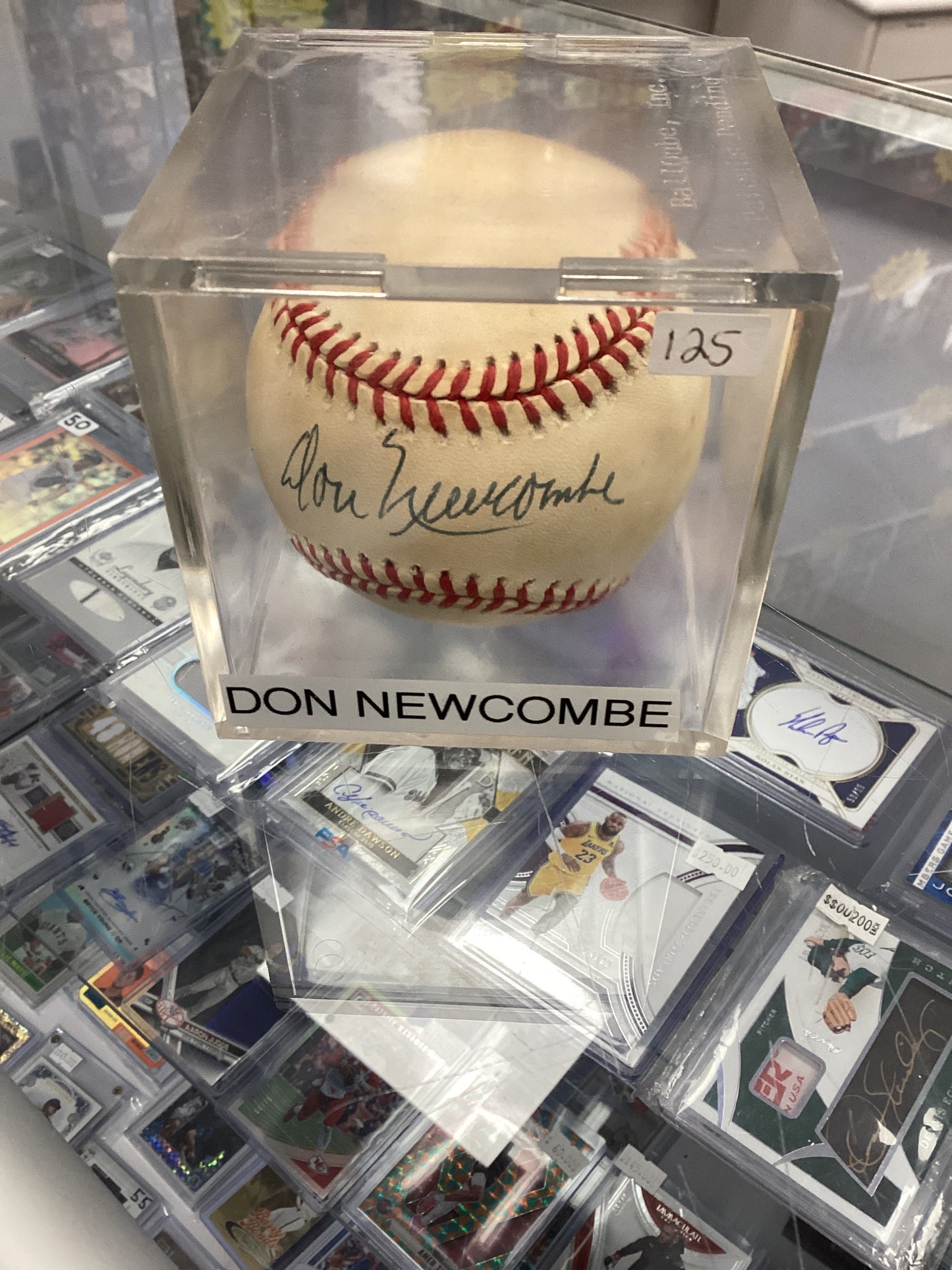 SIGNED BASEBALL DON NEWCOMBE