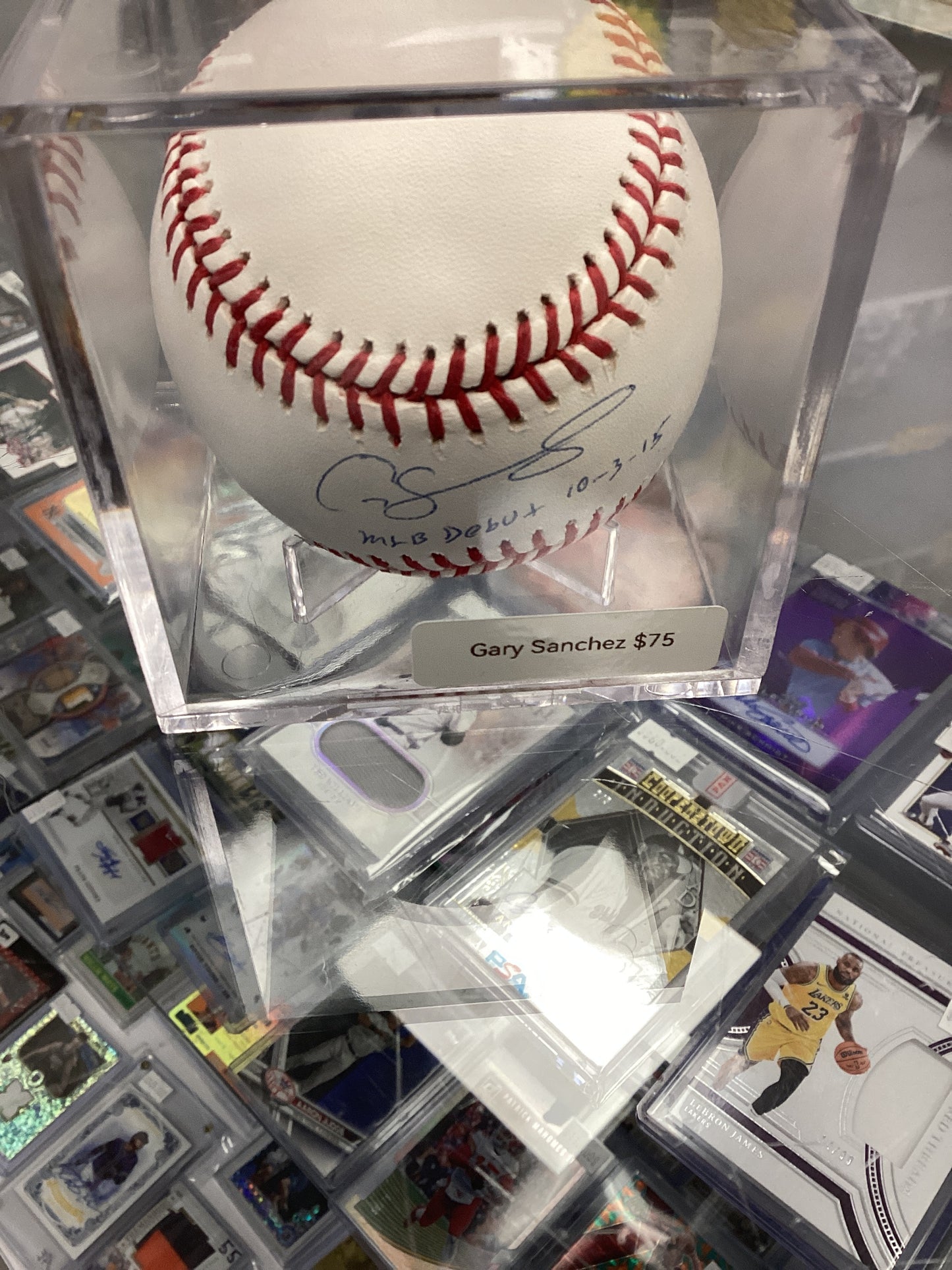 SIGNED BASEBALL GARY SANCHEZ