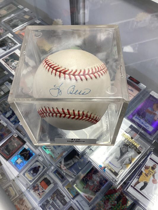 SIGNED BASEBALL YOGI BERRA