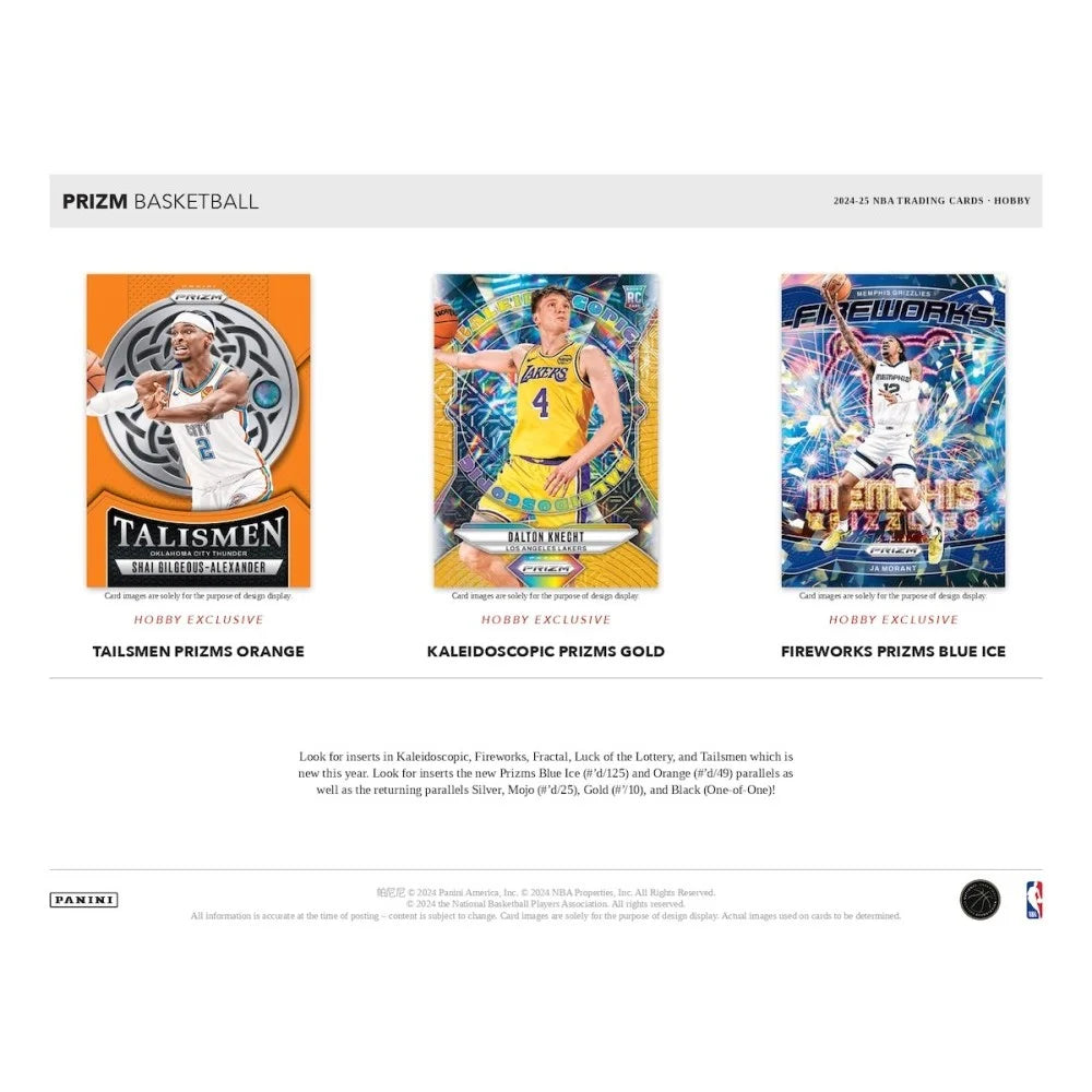 2024/25 Panini Prizm Basketball Hobby Box