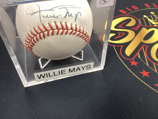 Willie Mays Signed Baseball