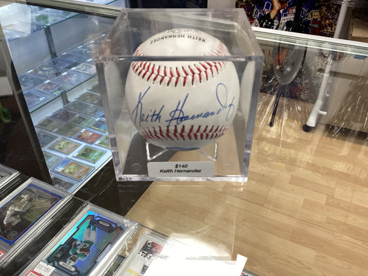 SIGNED BASEBALL KEITH HERNANDEZ