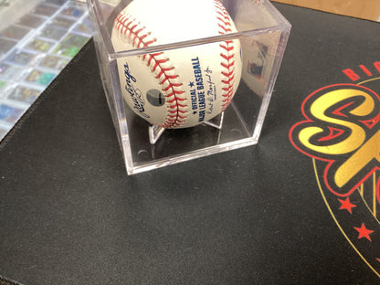 Carlton Fisher signed baseball