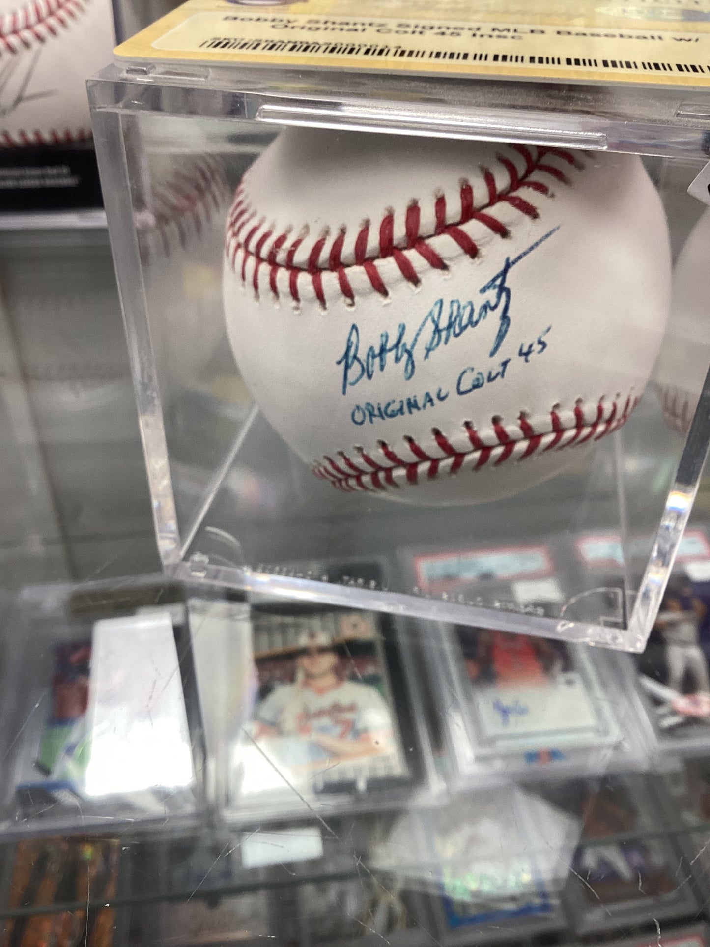 SIGNED BASEBALL BOBBY SHANTZ