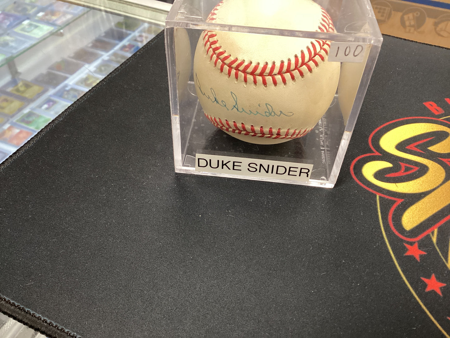 Duke Snider signed baseball