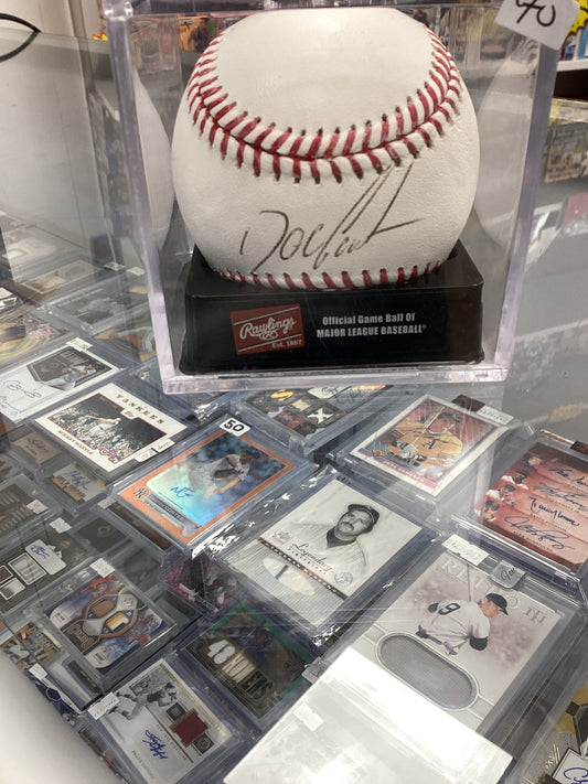 SIGNED BASEBALL DOC GOODEN