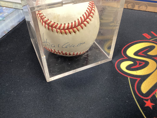 Hank Aaron Signed Baseball