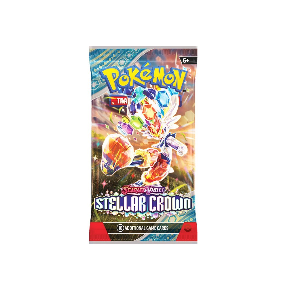 SCARLET VIOLET STELLAR CROWN BOOSTER PACK WITH COIN